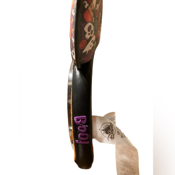 Disney Minnie Mouse Boo Halloween Ghost Pumpkin Bow Ears Headband NWT - Picture 5 of 7